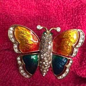 Vintage butterfly pin
